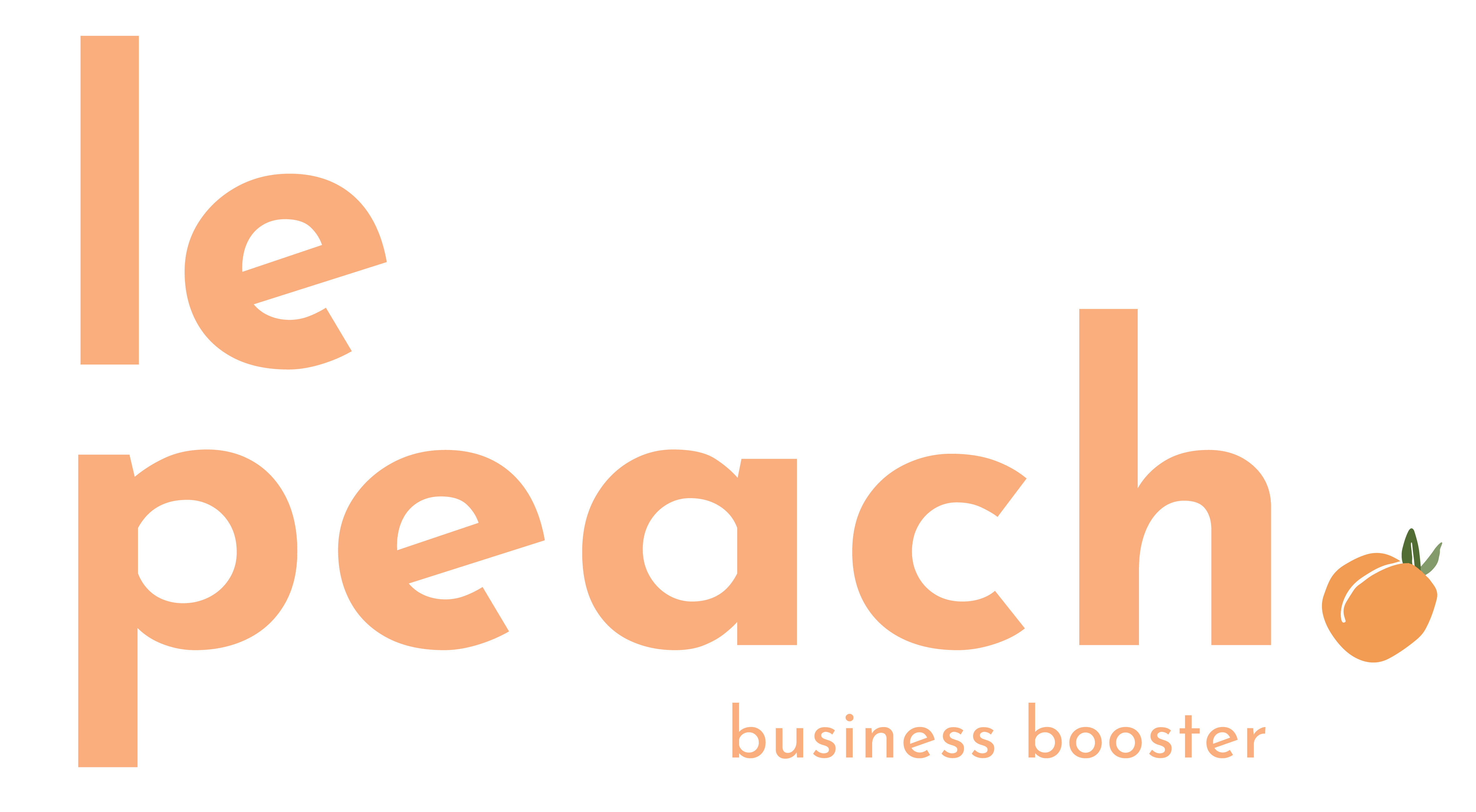 le peach logo